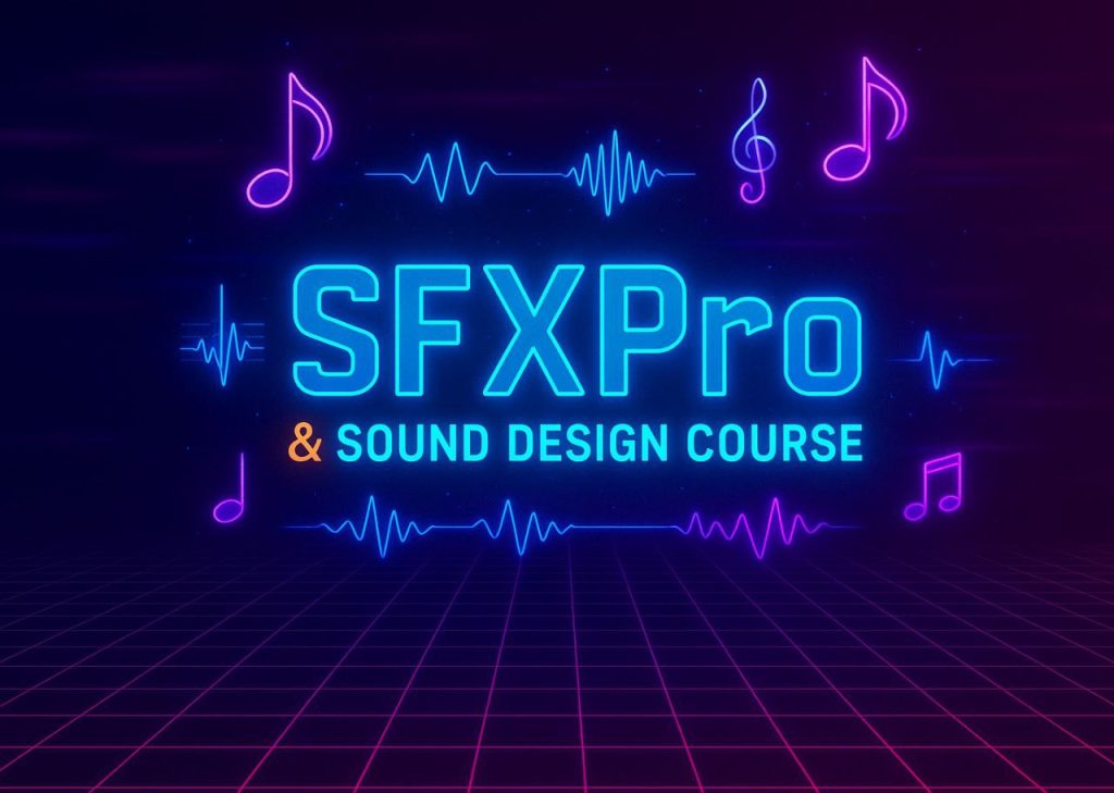 🎧 SFX Pro – دوره‌ی حرفه‌ای ساند دیزاین و طراحی صدای سینمایی